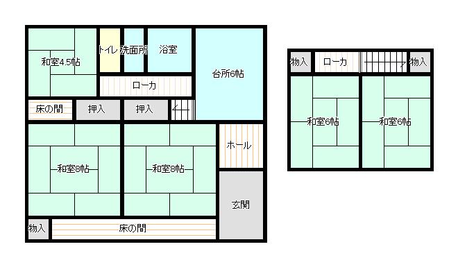 Floor plan. 7.9 million yen, 5DK, Land area 902.93 sq m , Building area 120.55 sq m