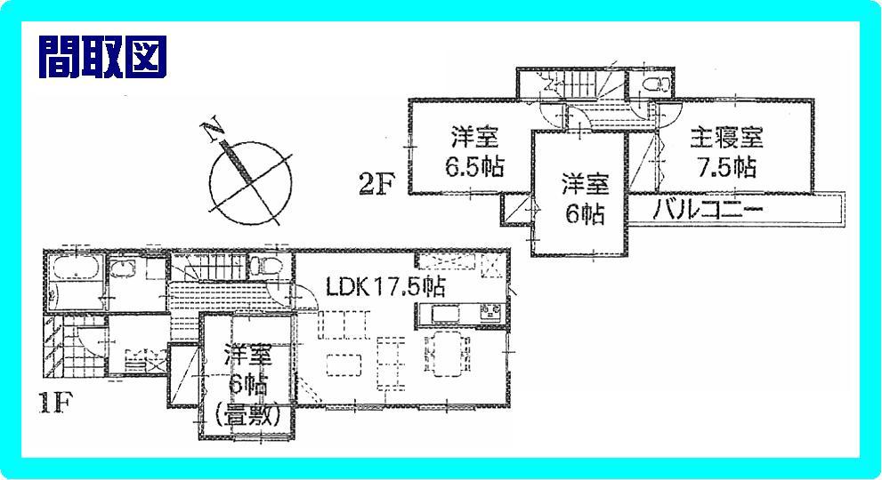 Floor plan. (3 Building), Price 15.4 million yen, 4LDK, Land area 200.1 sq m , Building area 101.19 sq m