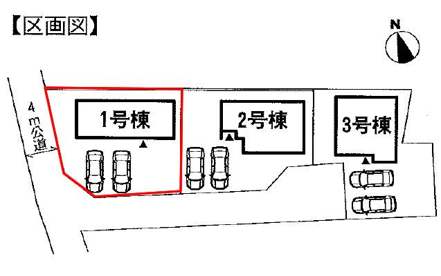 Compartment figure. 19,800,000 yen, 4LDK, Land area 180 sq m , Building area 105.98 sq m