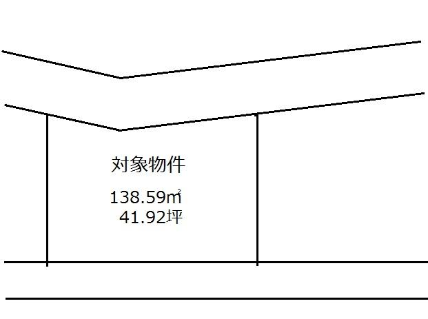 Compartment figure. Land price 1.85 million yen, Land area 138.59 sq m