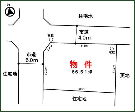 Compartment figure. Land price 13 million yen, Land area 219.9 sq m