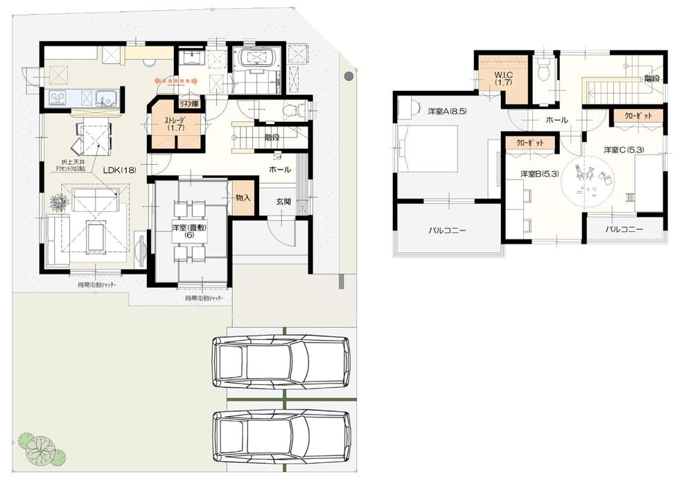 Floor plan. Ibaraki real estate to Ibaraki Grandy House