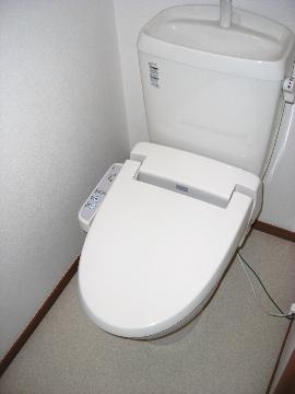 Toilet. Toilet with shower