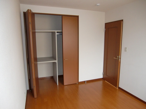 Living and room. The closet also comes with hanger pipe excellent storage capacity