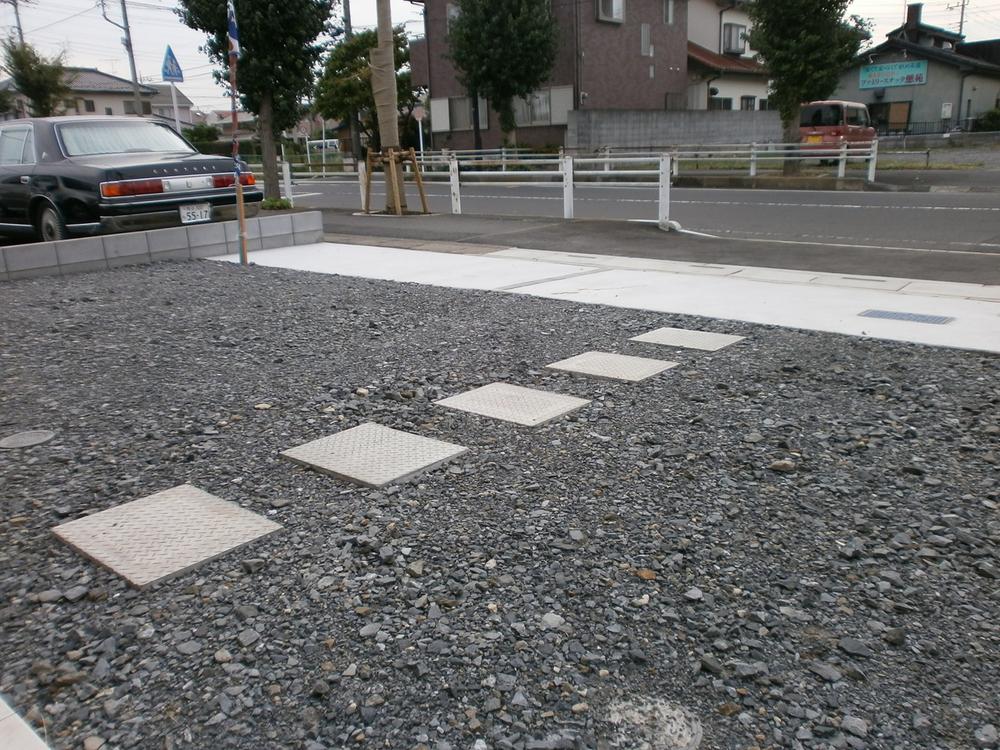 Parking lot. The company construction cases