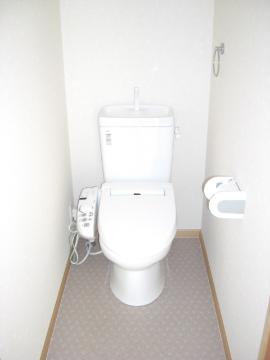 Toilet. Toilet with shower