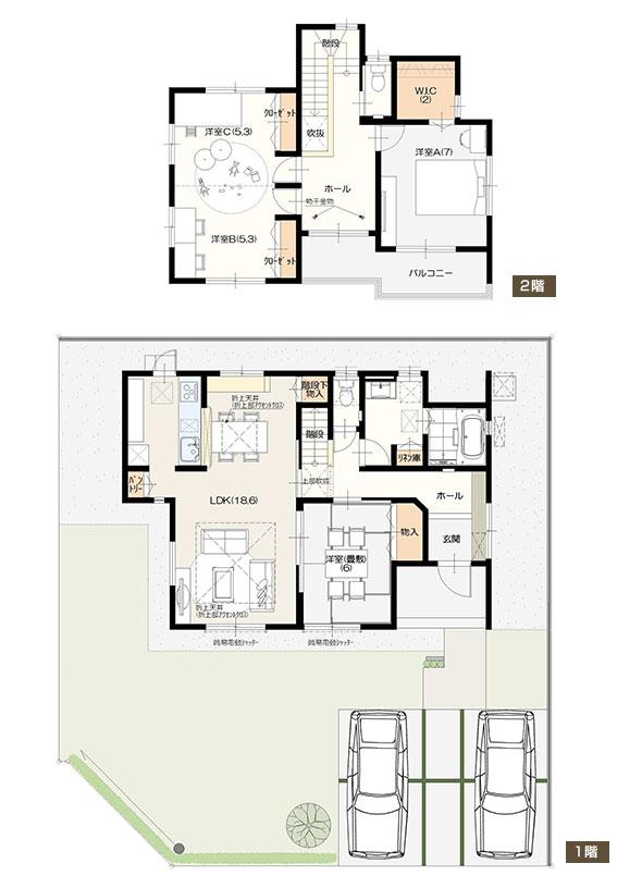 Floor plan. Ibaraki real estate to Ibaraki Grandy House