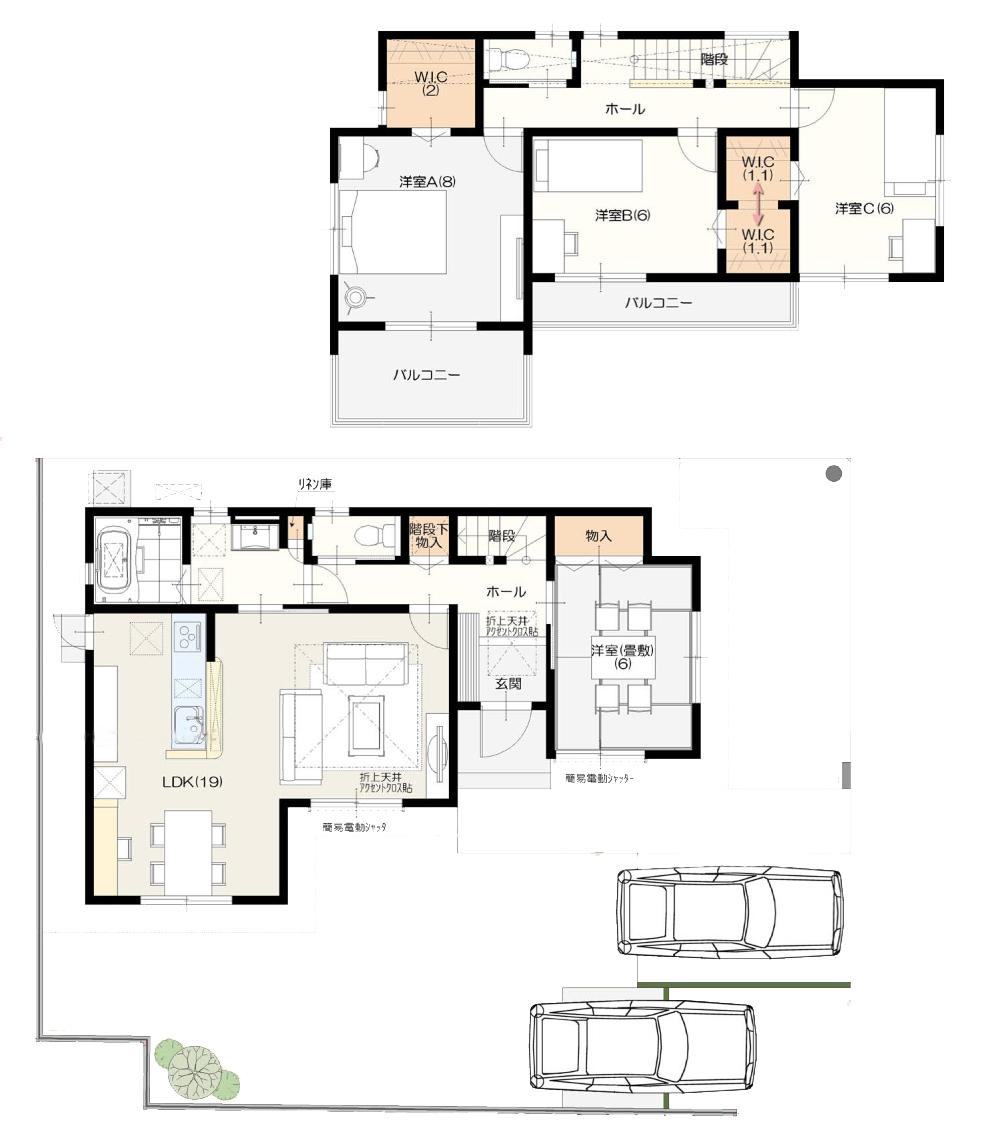 Floor plan. Ibaraki real estate to Ibaraki Grandy House