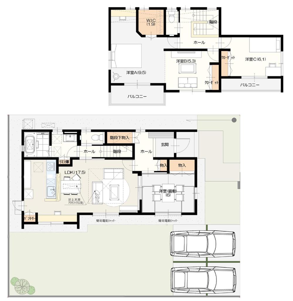 Floor plan. Ibaraki real estate to Ibaraki Grandy House