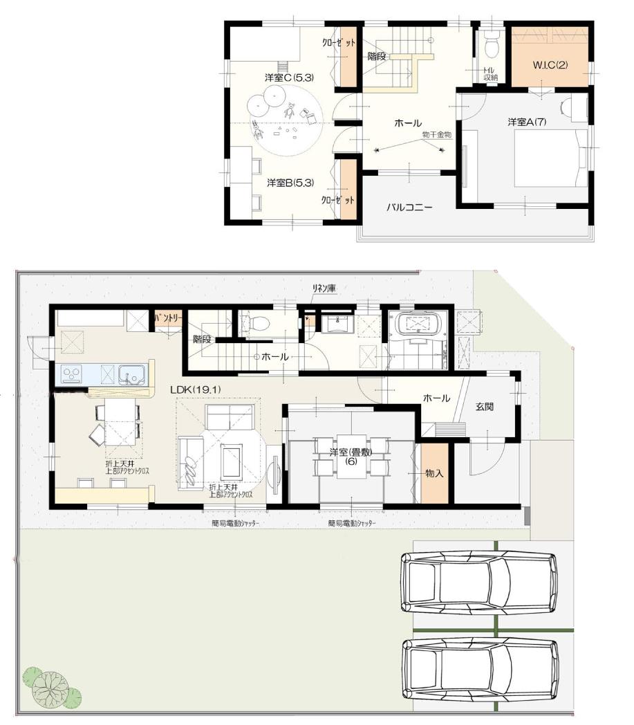 Floor plan. Ibaraki real estate to Ibaraki Grandy House