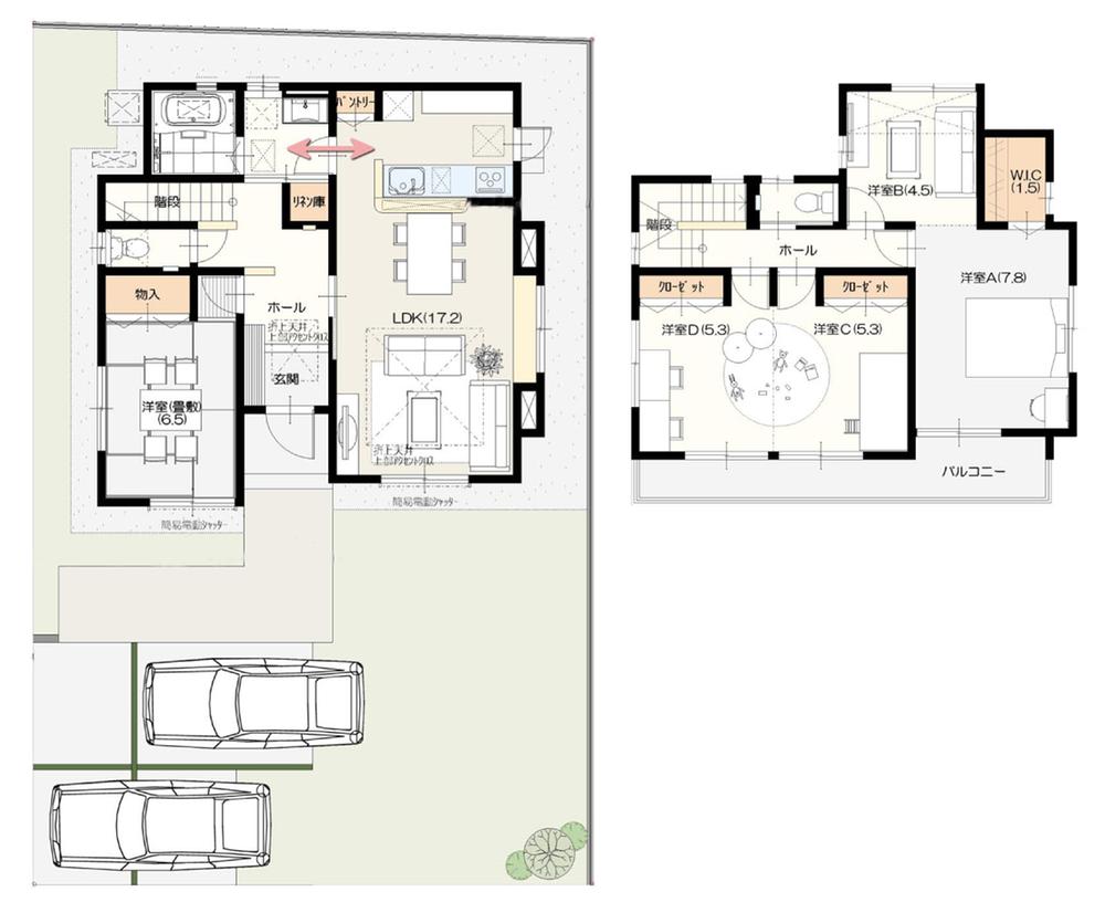 Floor plan. Ibaraki real estate to Ibaraki Grandy House