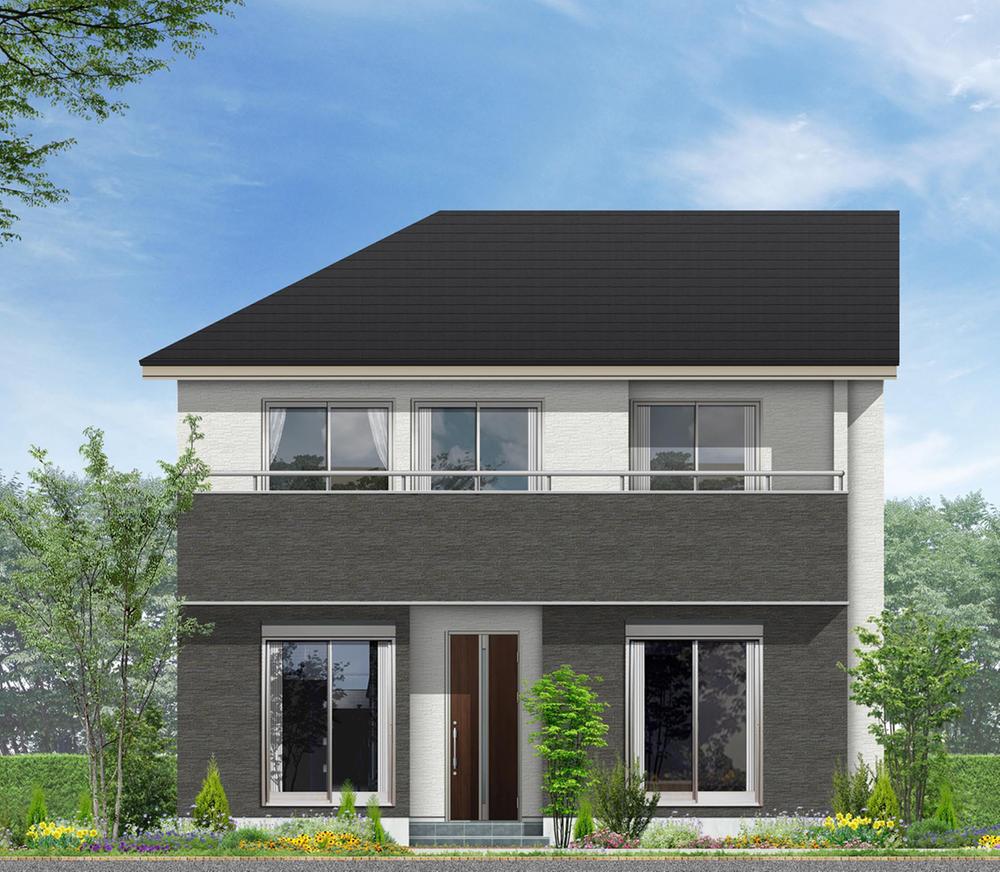 Rendering (appearance). Large family also the comfort in a safe house 5LDK (4 Building) Rendering