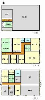 Compartment figure. 16,180,000 yen, 10LDK + S (storeroom), Land area 1,337.37 sq m , Building area 421.73 sq m