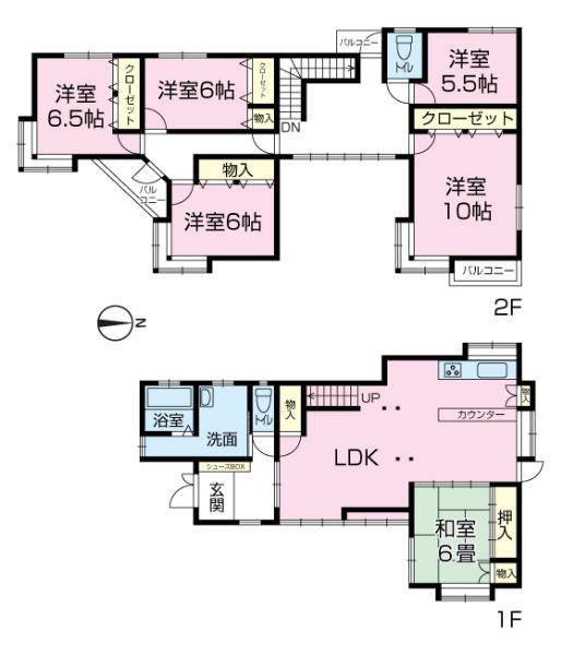 Floor plan. 24,800,000 yen, 6LDK, Land area 560.86 sq m , Building area 161.6 sq m