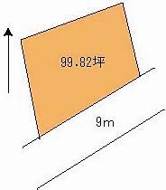 Compartment figure. Land price 4 million yen, Land area 330 sq m