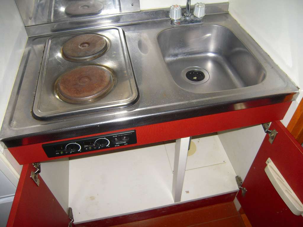 Kitchen. Kitchen under storage space