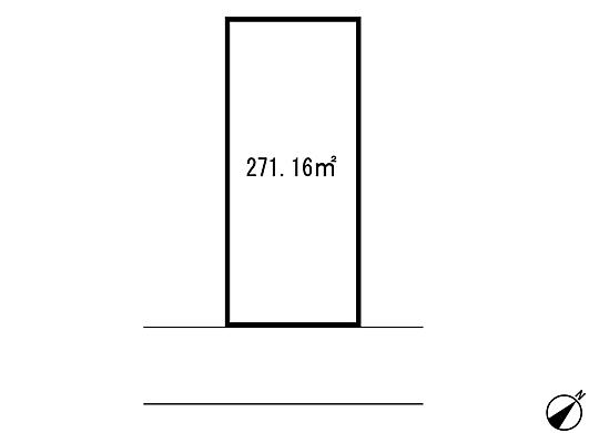 Compartment figure. Land price 7 million yen, Land area 271 sq m