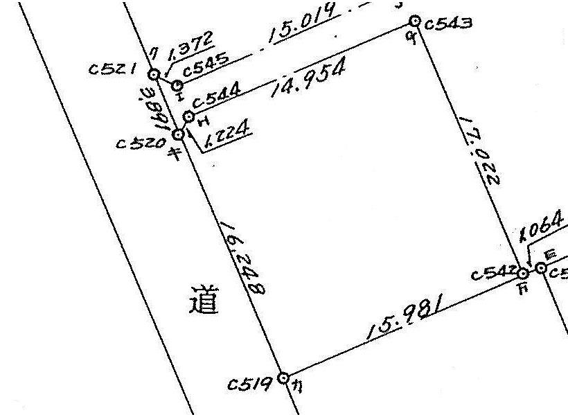 Compartment figure. Land price 9.8 million yen, Land area 271.01 sq m