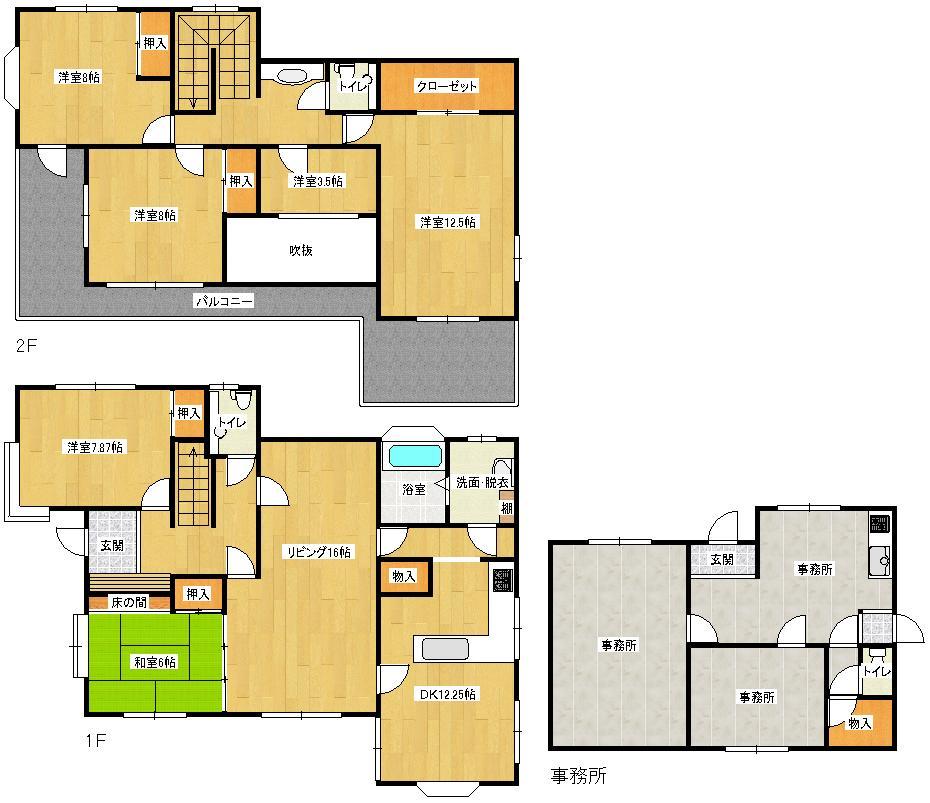 Floor plan. 39,800,000 yen, 6LDK, Land area 429.84 sq m , Building area 181.42 sq m