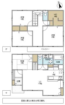 Floor plan. 35,800,000 yen, 4LDK, Land area 189.72 sq m , Building area 119.72 sq m