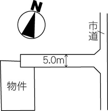 Compartment figure. Land price 11.7 million yen, Land area 233.59 sq m