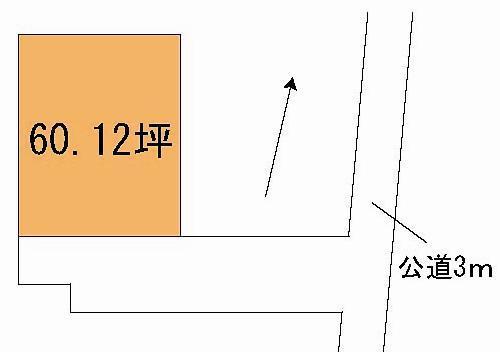 Compartment figure. Land price 2.4 million yen, Land area 198.77 sq m