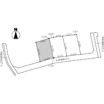 Compartment figure. Land price 6 million yen, Land area 296.8 sq m