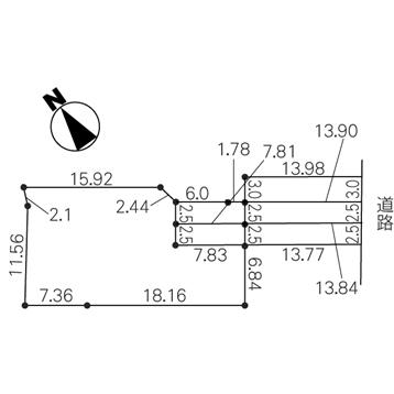 Compartment figure. Land price 14 million yen, Land area 289.22 sq m