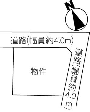 Compartment figure. Land price 2.5 million yen, Land area 237 sq m