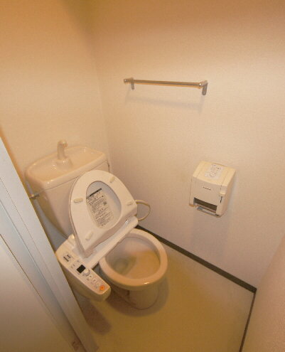 Toilet. It comes with warm water cleaning toilet seat! 