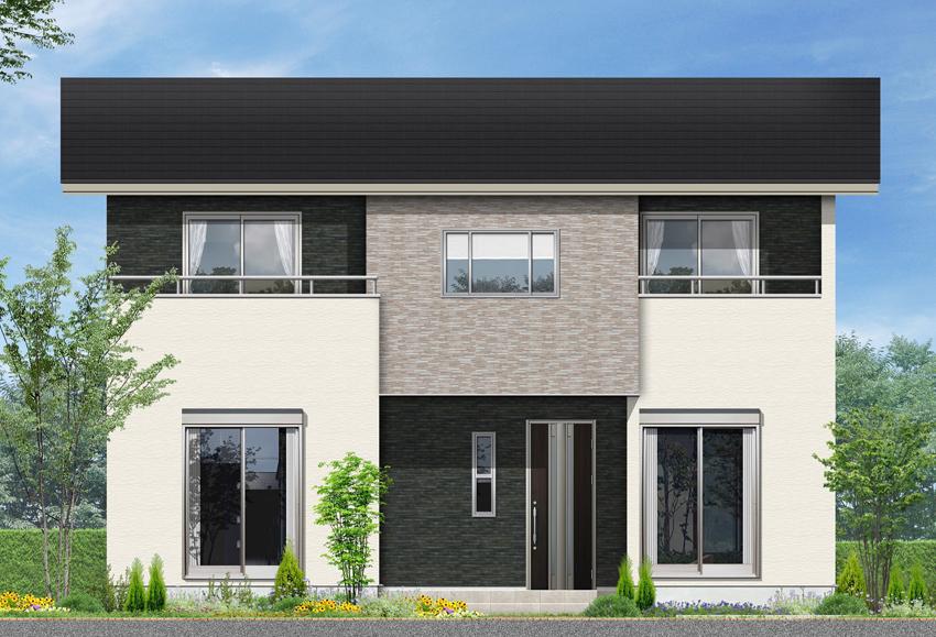 Rendering (appearance). House there is a separate sum space (Building 2) Rendering