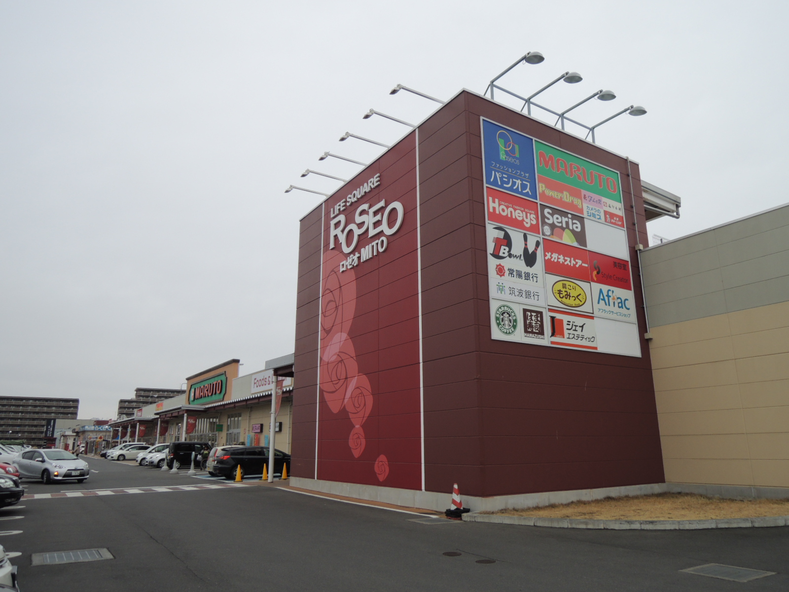 Shopping centre. Hanizurozeo Mito shop until the (shopping center) 751m