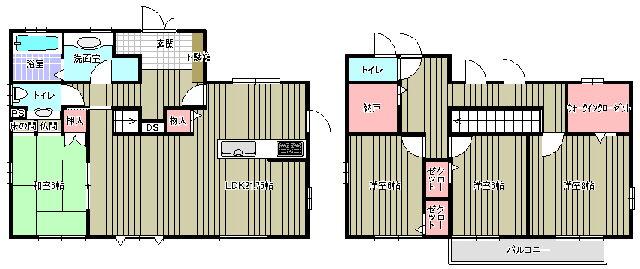 Floor plan. 27 million yen, 4LDK + S (storeroom), Land area 217.88 sq m , Building area 126.23 sq m