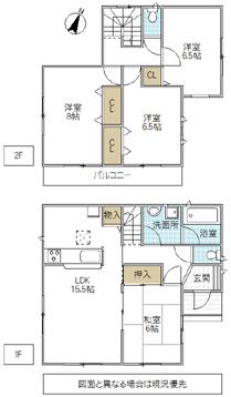 Floor plan. 22,800,000 yen, 4LDK, Land area 217.5 sq m , Building area 97.2 sq m