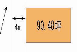 Compartment figure. Land price 13 million yen, Land area 298.97 sq m