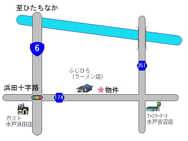 Local guide map. Next to Mr. Ramen Hiro Fuji