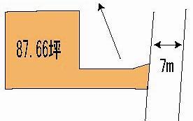 Compartment figure. Land price 10 million yen, Land area 230.86 sq m