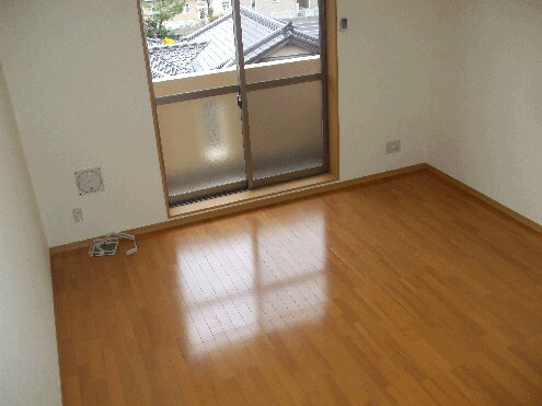Living and room. Shiny flooring