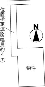 Compartment figure. Land price 11.8 million yen, Land area 434.53 sq m