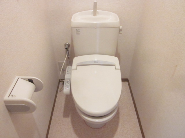 Toilet. It is with warm water washing toilet seat! ! 