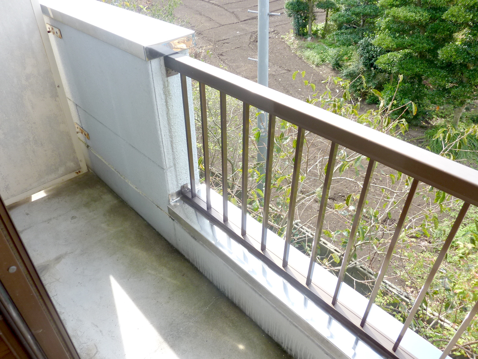 Balcony. Please got dried futon in this day good balcony! 