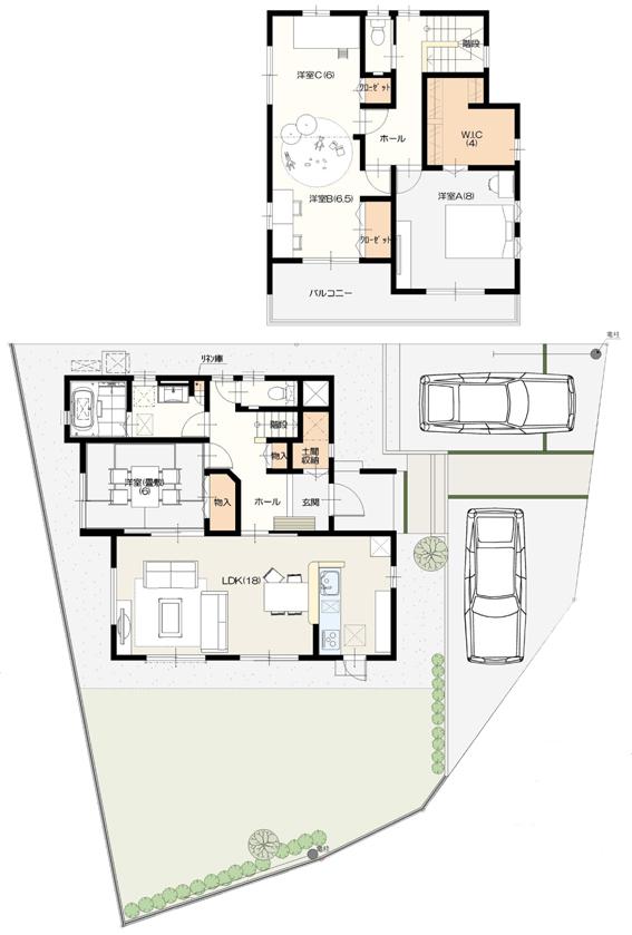 Floor plan. Ibaraki real estate to Ibaraki Grandy House
