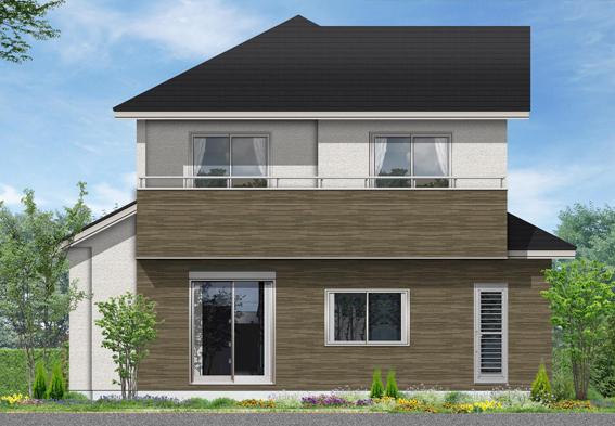 Rendering (appearance). House with around entrance of clean dirt floor storage (1 Building) Rendering