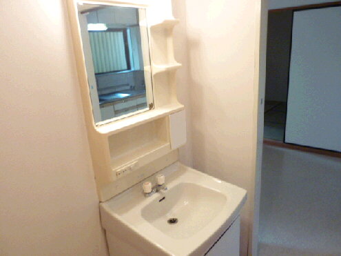 Washroom. Independent wash basin