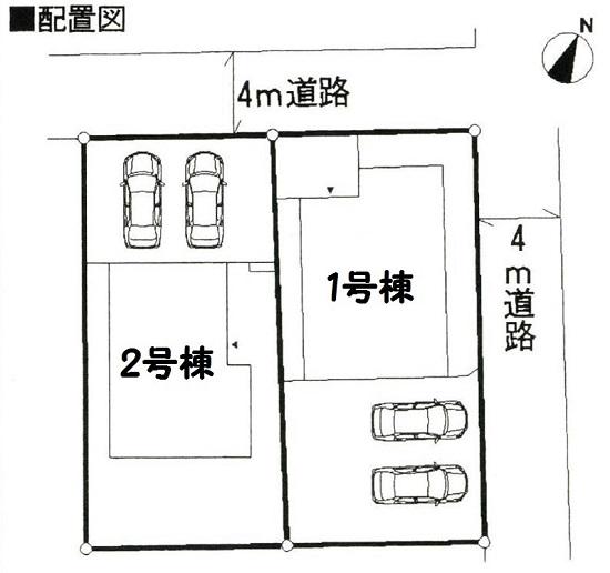 Compartment figure. 18,800,000 yen, 4LDK, Land area 159.54 sq m , Building area 98.81 sq m