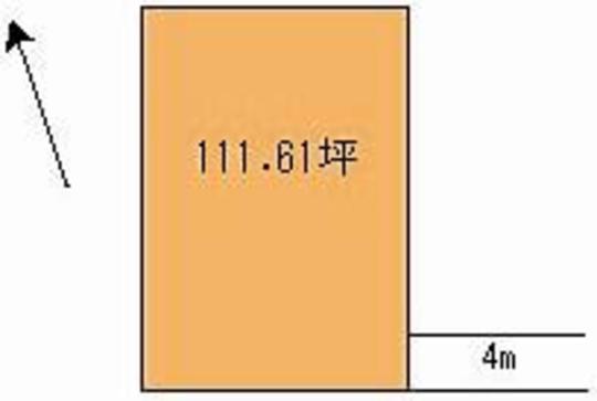 Compartment figure. Land price 11,440,000 yen, Land area 368.97 sq m