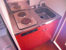 Kitchen. Electric stove 2-neck