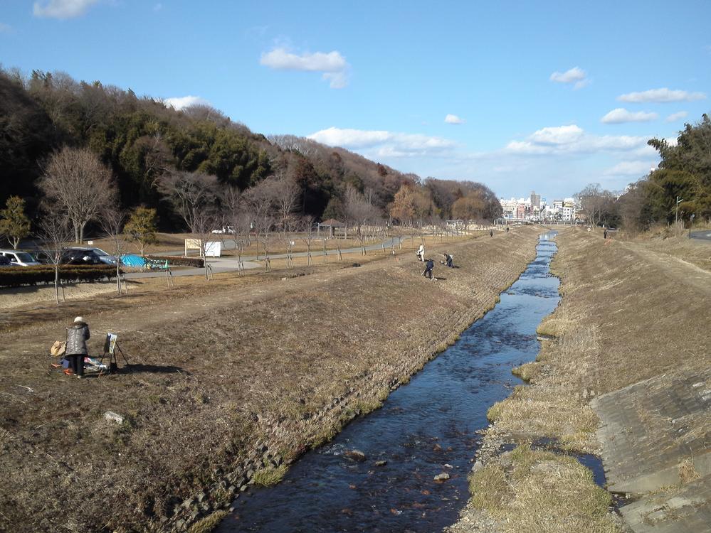 park. Sakagawa 400m to green space