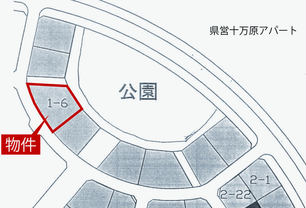 Compartment figure. Land price 8.5 million yen, Land area 396.11 sq m