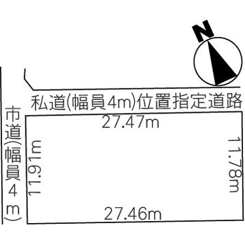 Compartment figure. Land price 15.8 million yen, Land area 326.14 sq m